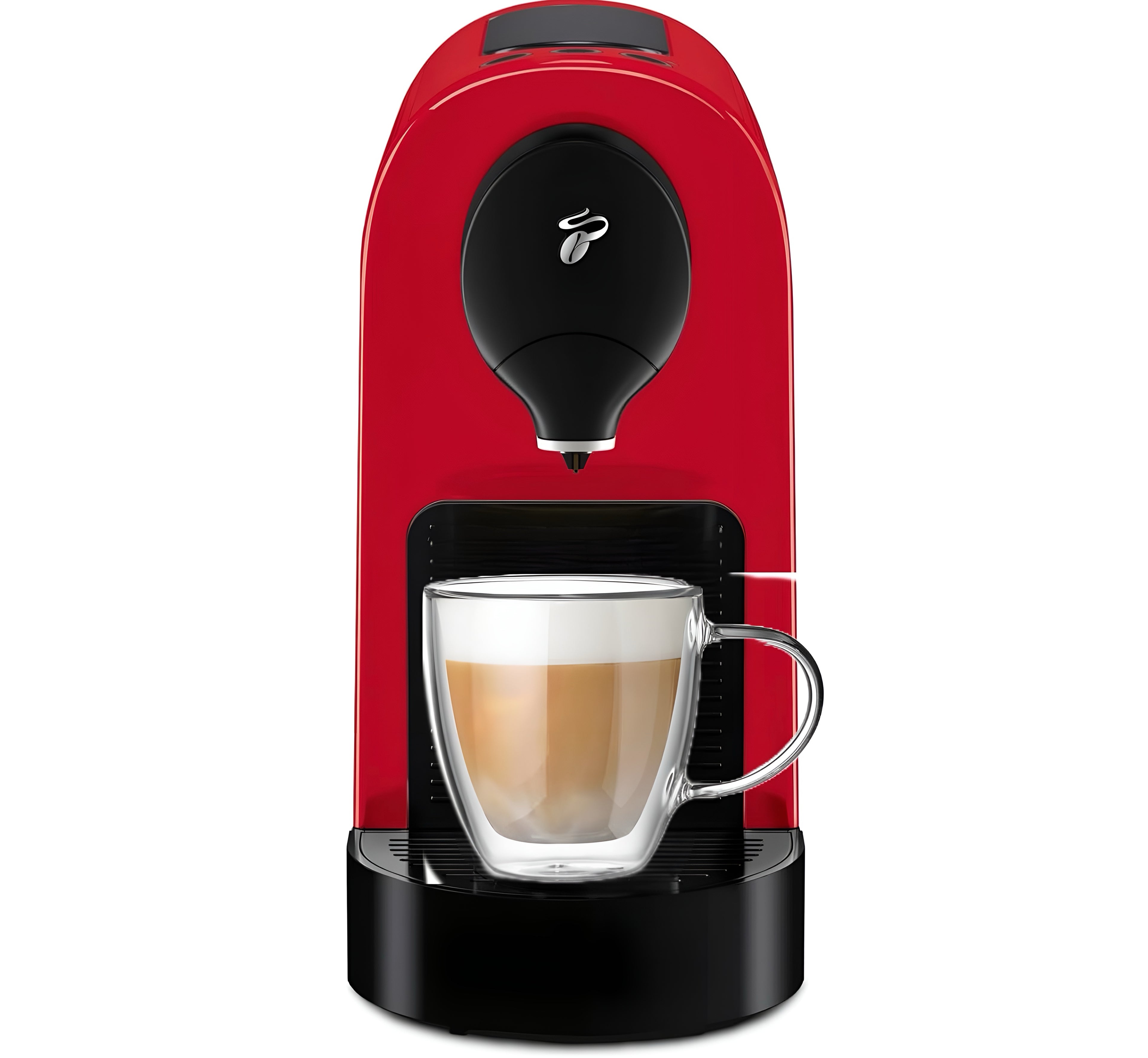 Tchibo Cafissimo Pure plus Kapselmaschine Rot + 50 Kapseln