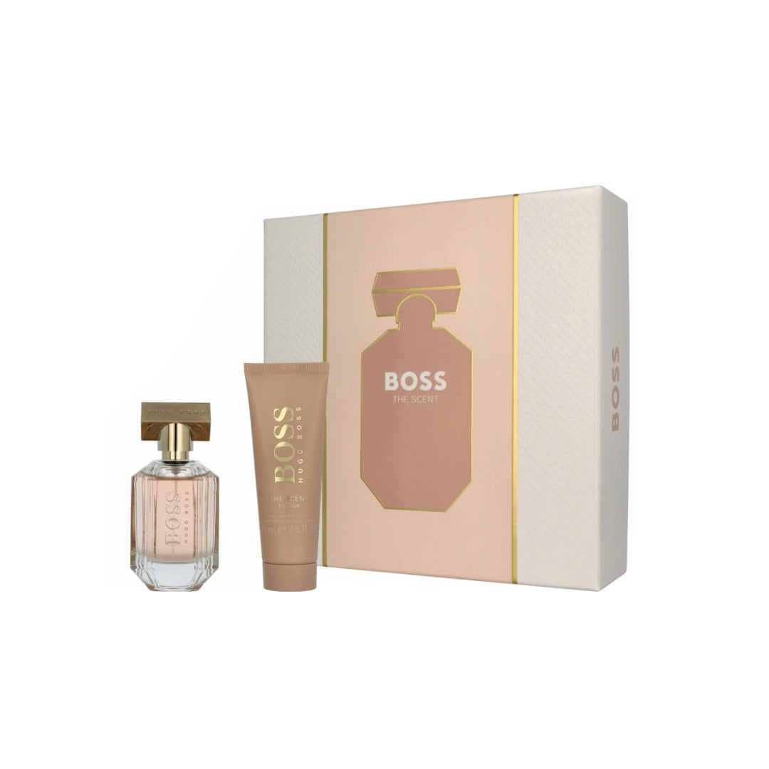 HUGO BOSS The Scent For Her Geschenkset Damen – EdP 50 ml + Body Lotion