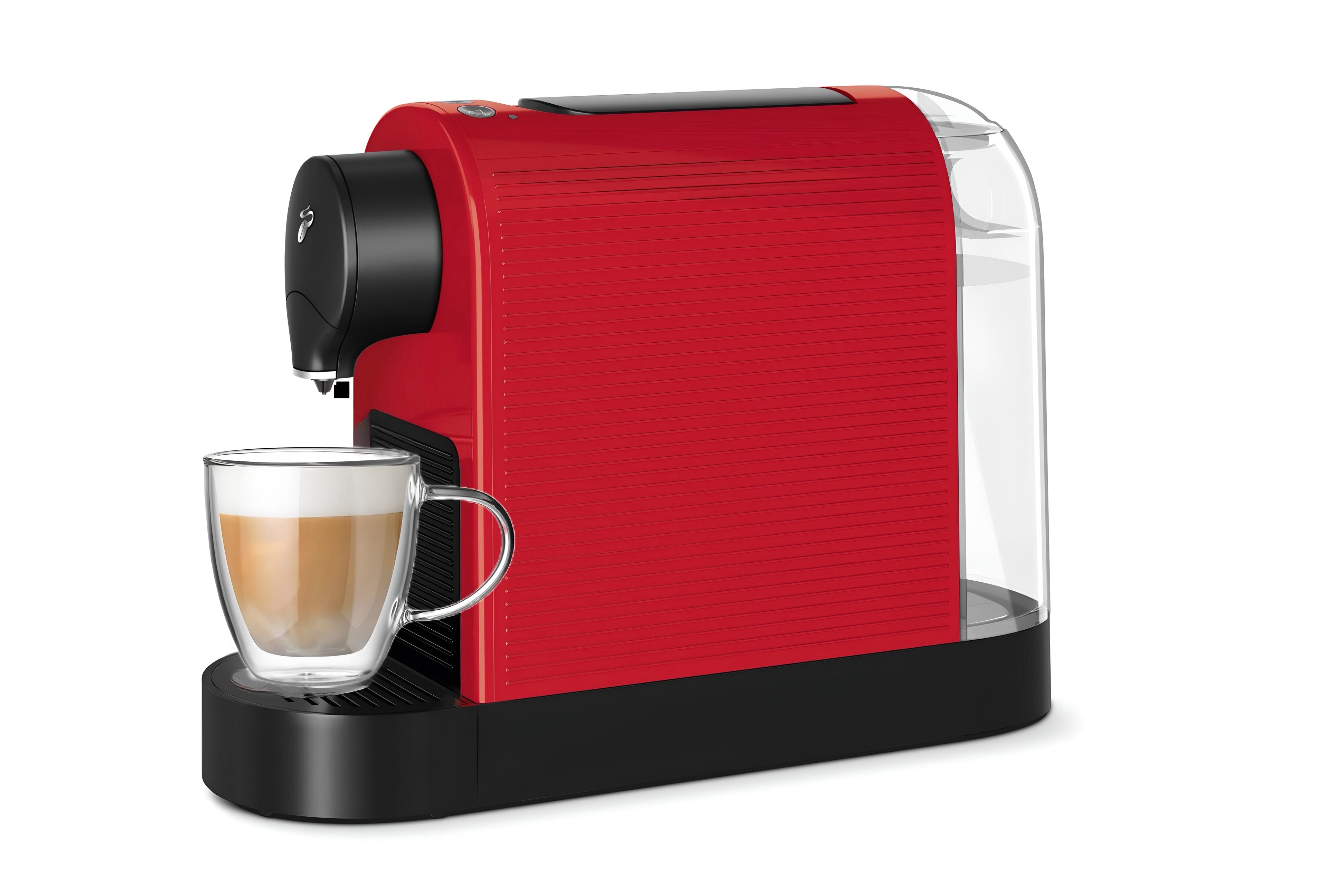 Tchibo Cafissimo Pure plus Kapselmaschine Rot + 50 Kapseln
