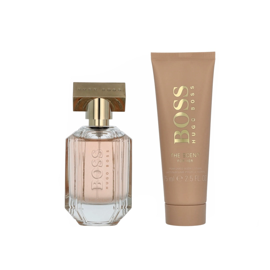 HUGO BOSS The Scent For Her Geschenkset Damen – EdP 50 ml + Body Lotion