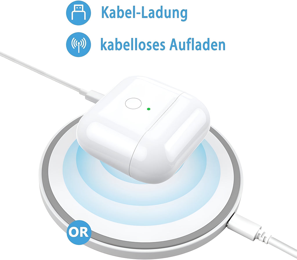 Ladecase für AirPods 3. Generation – Wireless Charging Case mit Transparente Schutzhülle