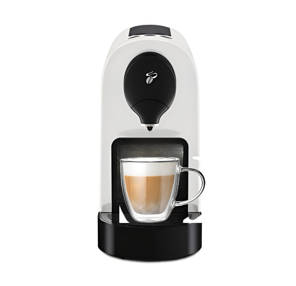 Tchibo Cafissimo Pure plus Kapselmaschine Weiß + 50 Kapseln