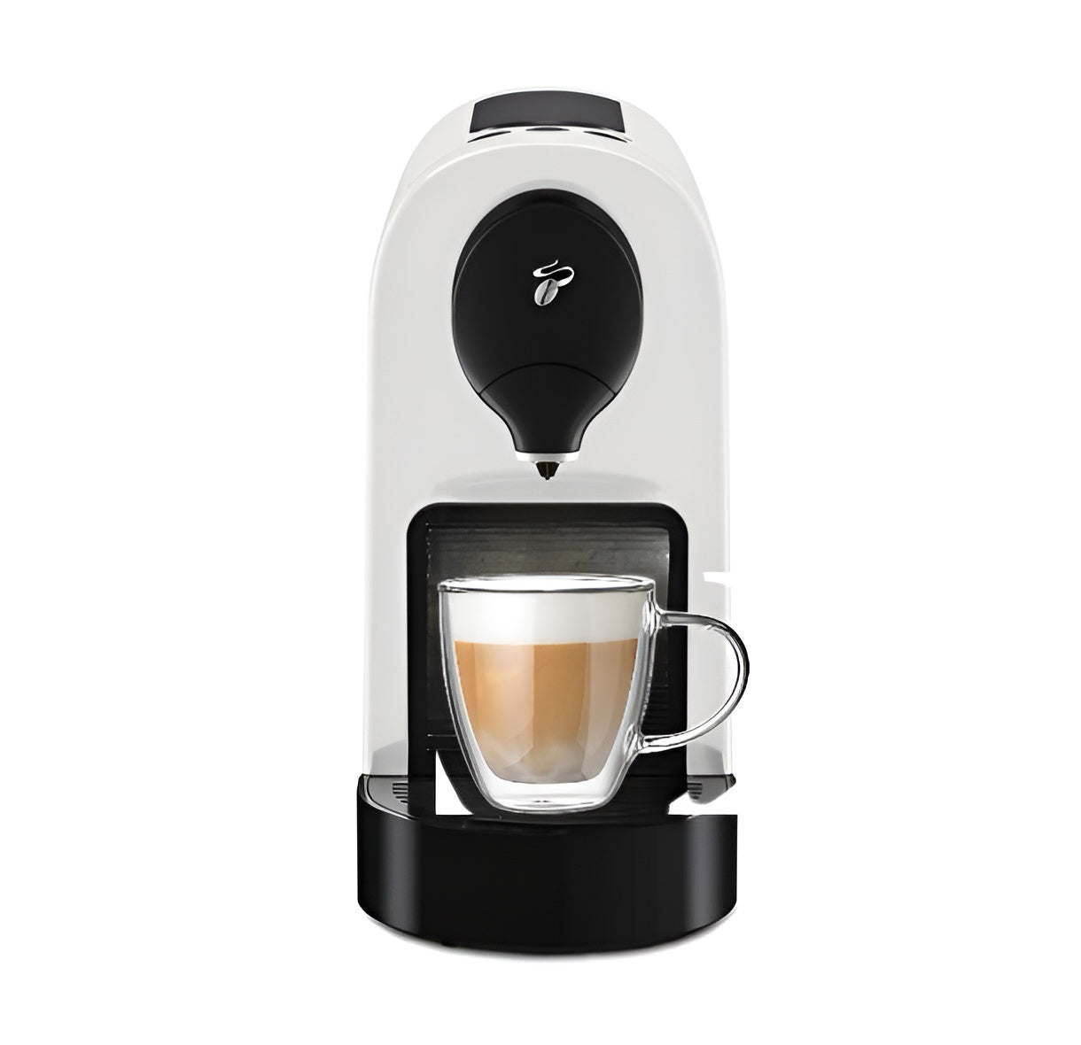 Tchibo Cafissimo Pure plus Kapselmaschine Weiß + 50 Kapseln