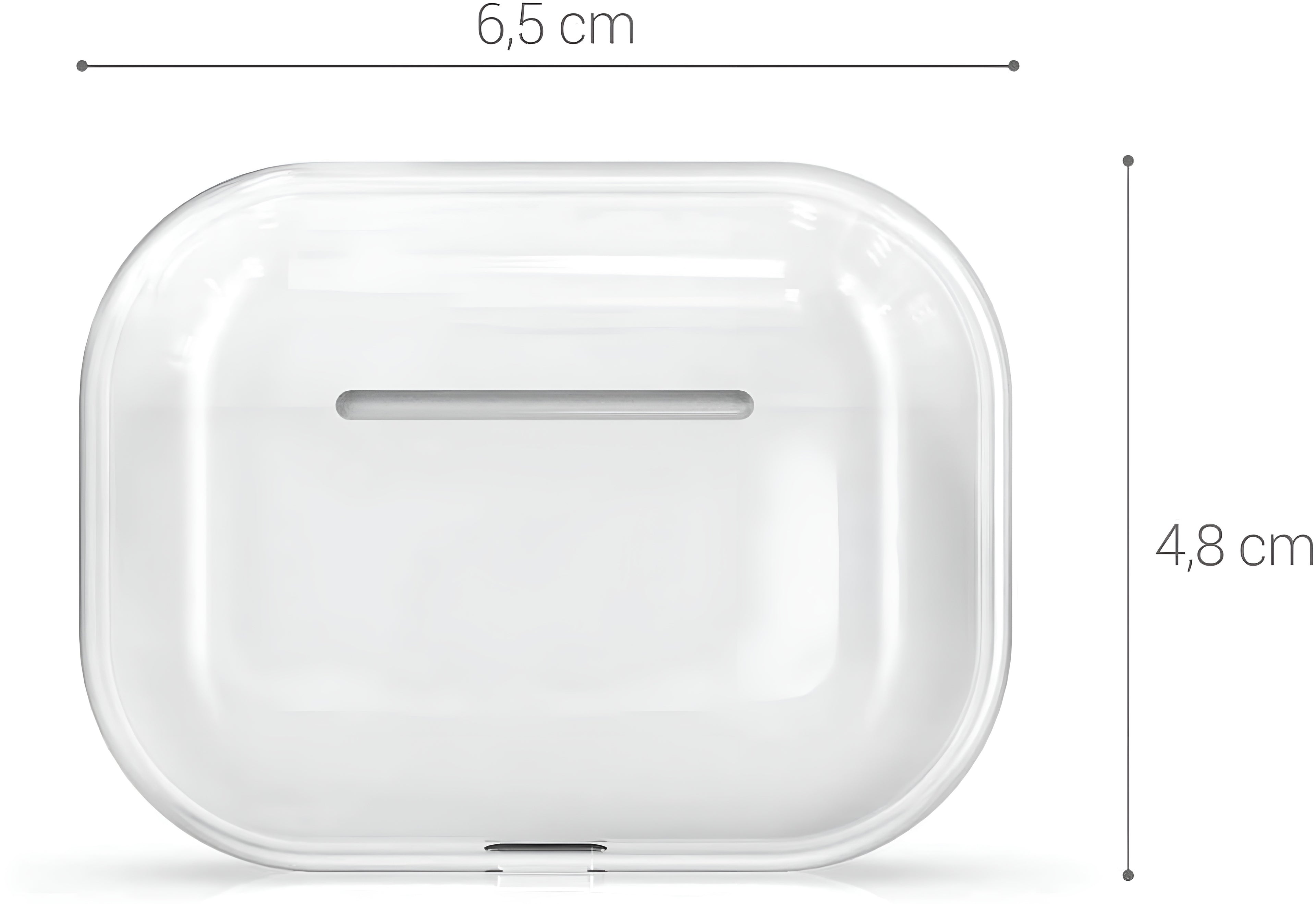 Ladecase für AirPods Pro 1 & 2 – 660 mAh Wireless Charging Case