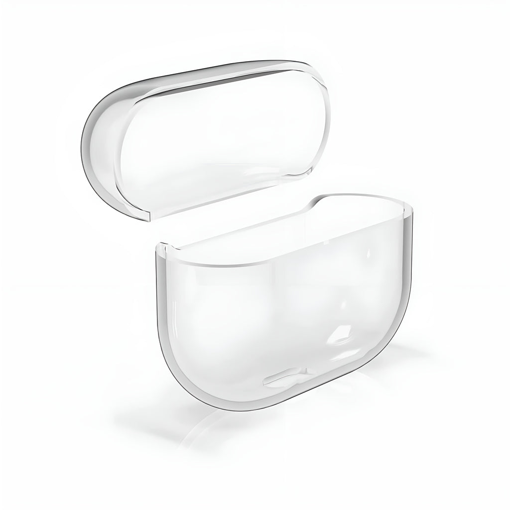 Ladecase für AirPods 3. Generation – Wireless Charging Case mit Transparente Schutzhülle