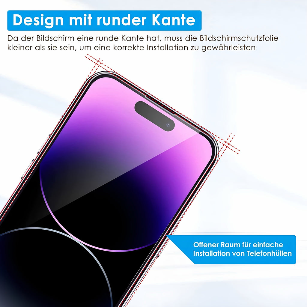 Displayschutzglas für iPhone 11 Pro Max – 2 Stück 9H Hartglas Kratzfest & Transparent