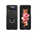 Handyhülle Samsung Galaxy Z Flip 3 mit Ring – Schwarz PC