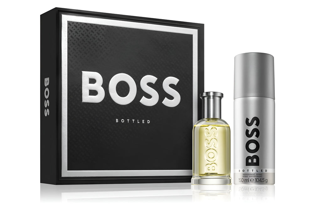 HUGO BOSS Bottled Geschenkset Herren – EdT 50 ml + Deo 150 ml