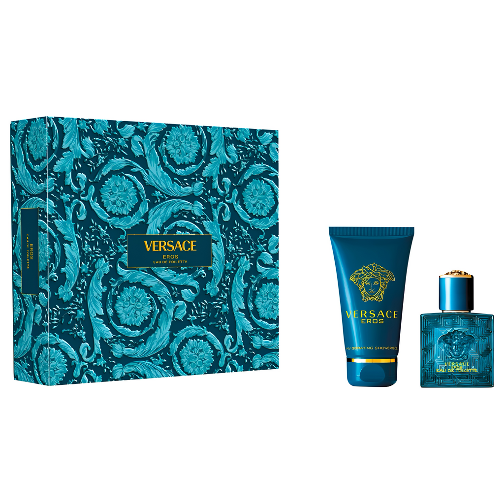 Versace Eros Geschenkset Herren – EdT 30 ml + Shower Gel 50 ml