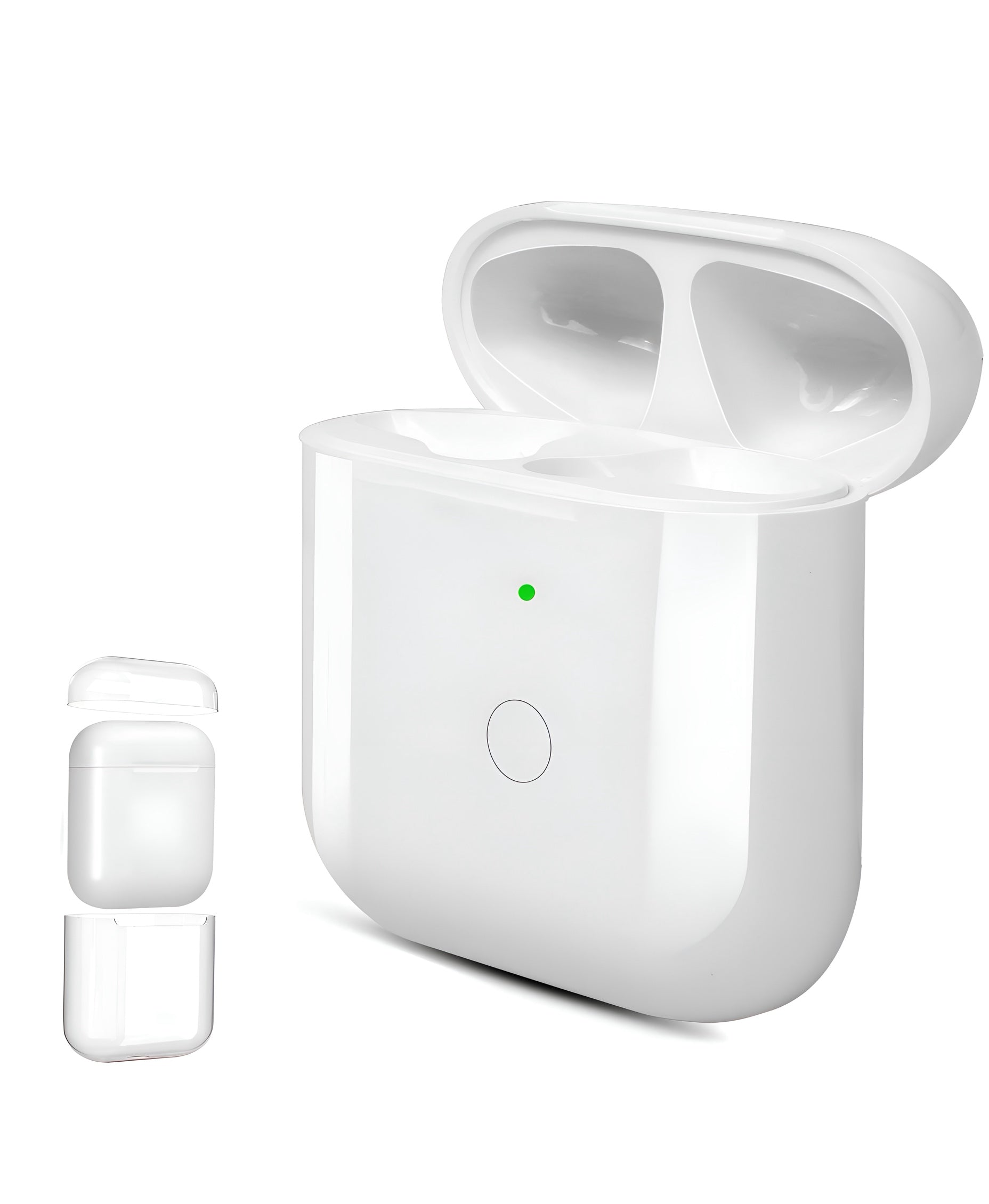 Ladecase für AirPods 1 & 2 – 700 mAh Wireless Charging Case