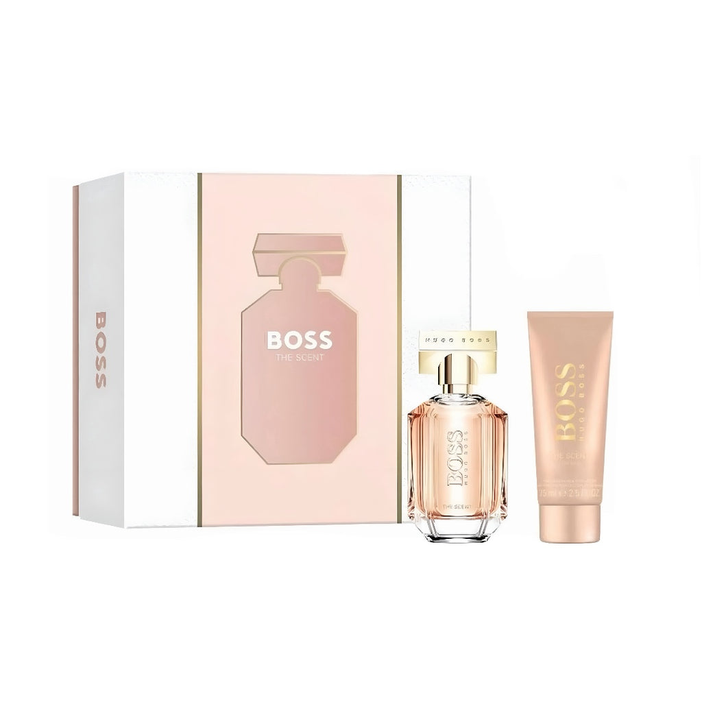 HUGO BOSS The Scent For Her Geschenkset Damen – EdP 50 ml + Body Lotion