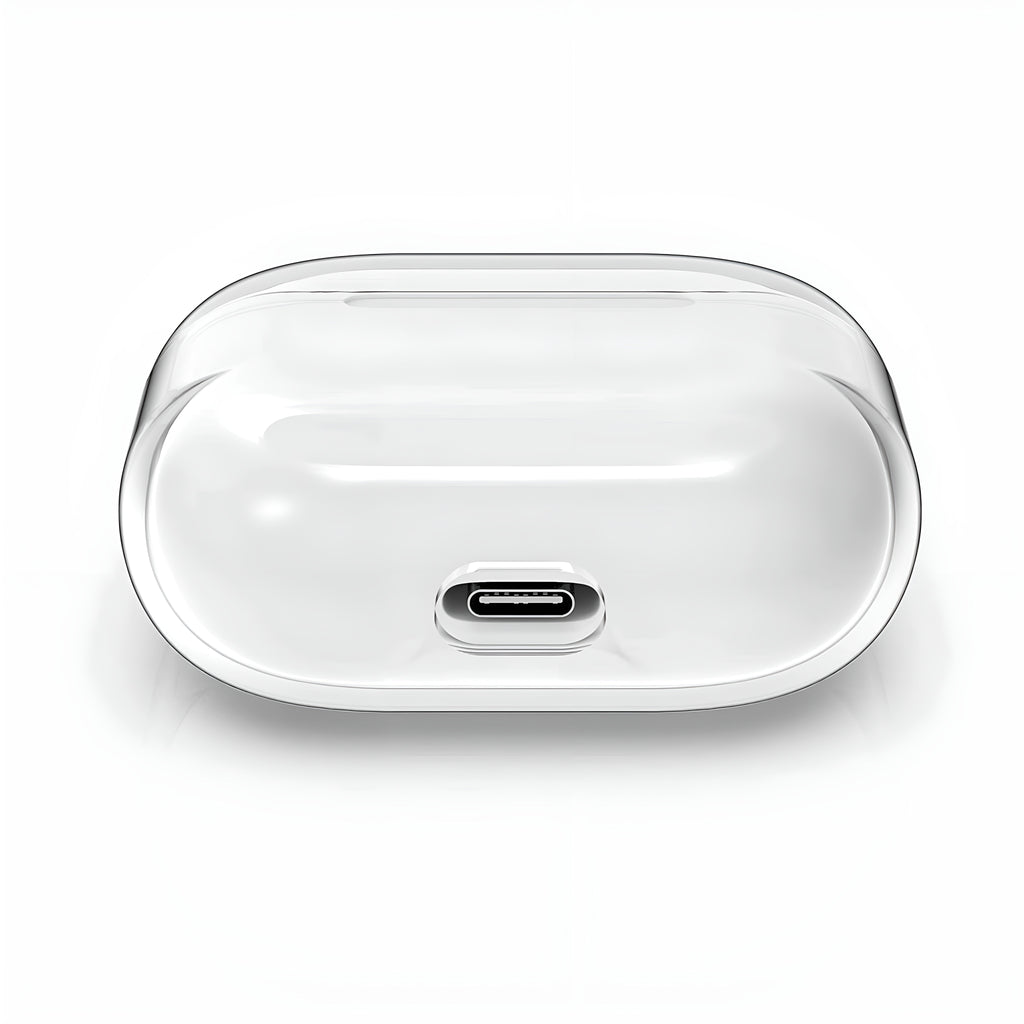 Ladecase für AirPods 3. Generation – Wireless Charging Case mit Transparente Schutzhülle