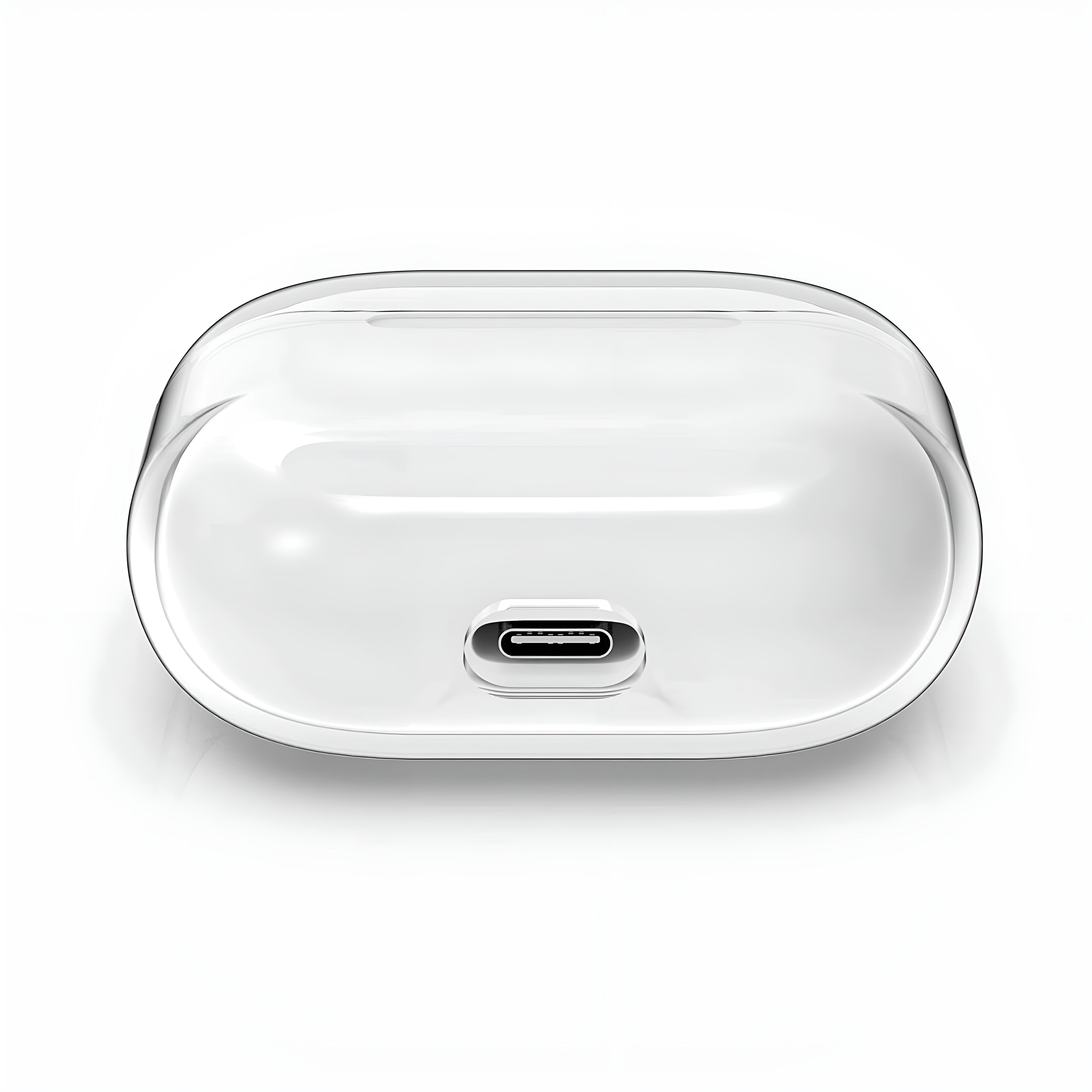 Ladecase für AirPods 3. Generation – Wireless Charging Case mit Transparente Schutzhülle