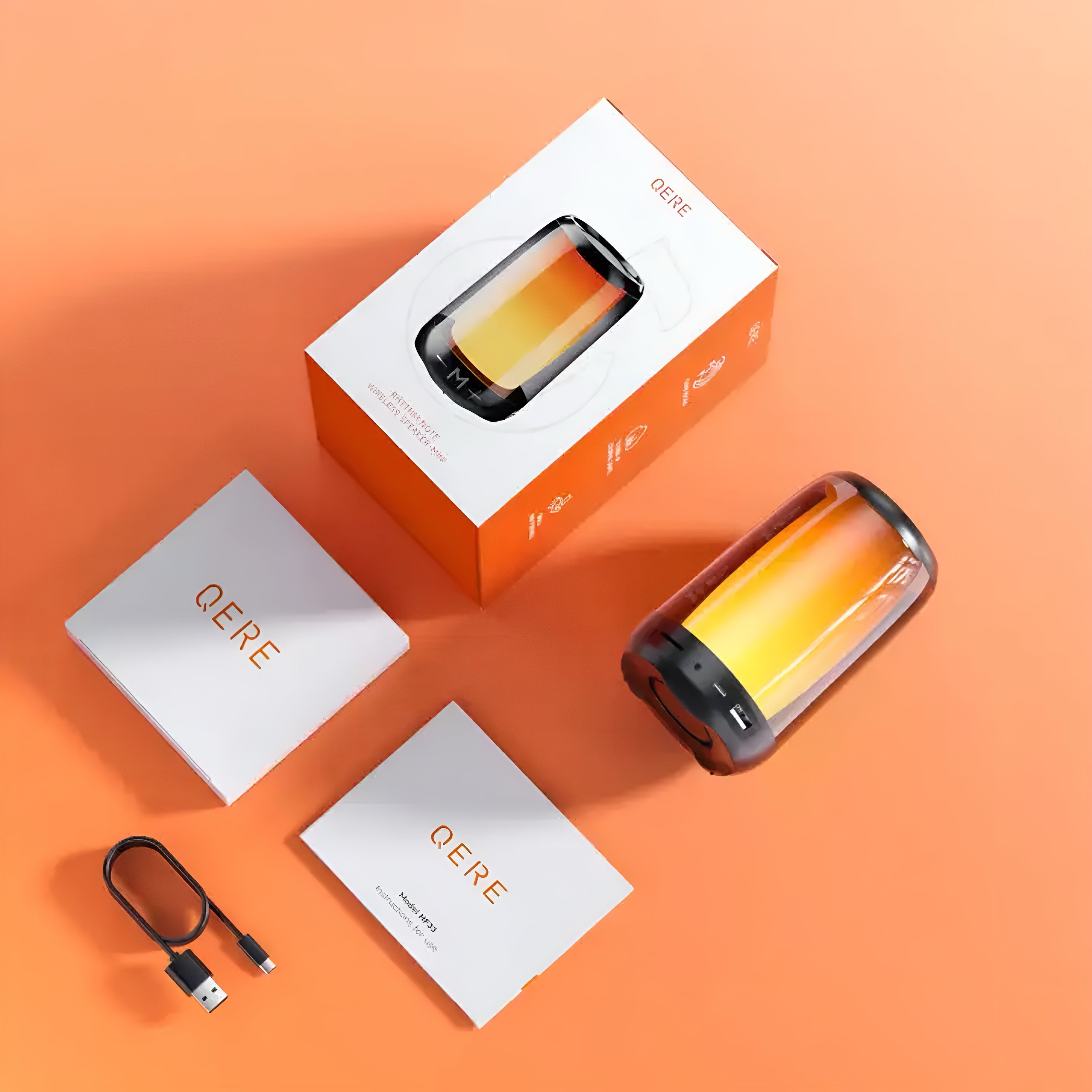 QERE HF22 Mini Bluetooth Lautsprecher RGB – 10h Akku