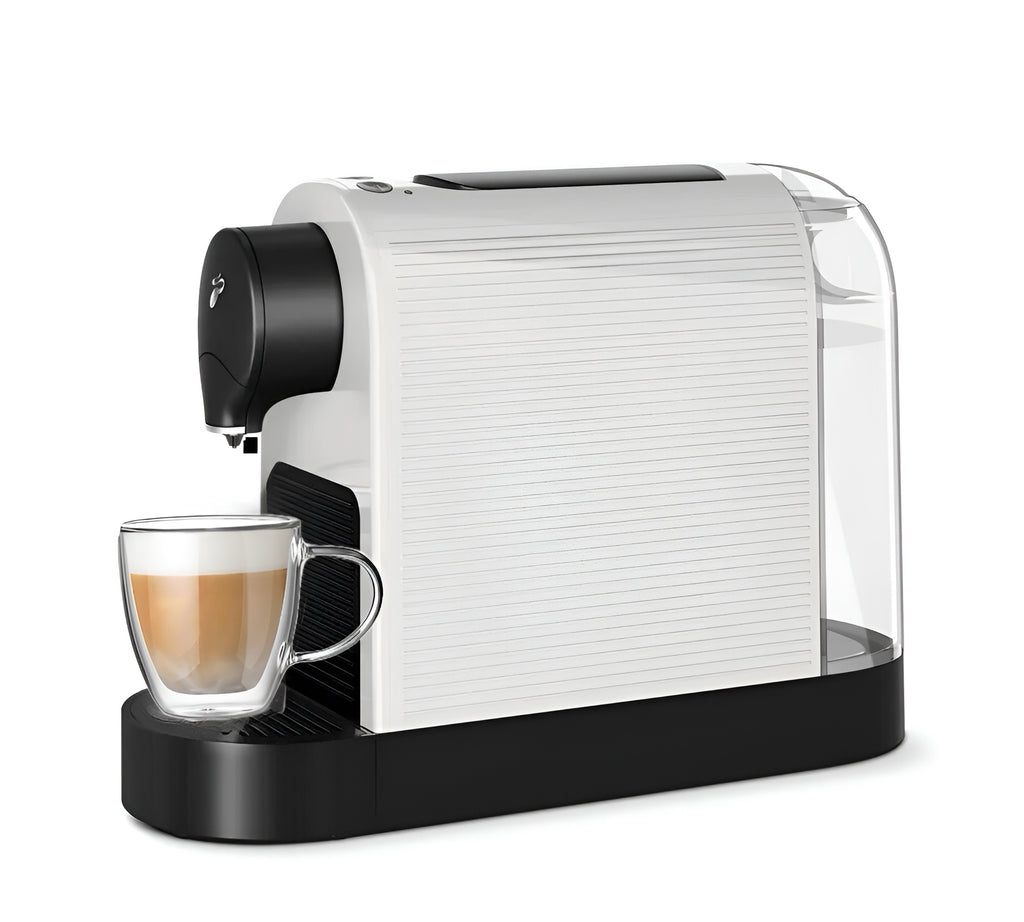 Tchibo Cafissimo Pure plus Kapselmaschine Weiß + 50 Kapseln
