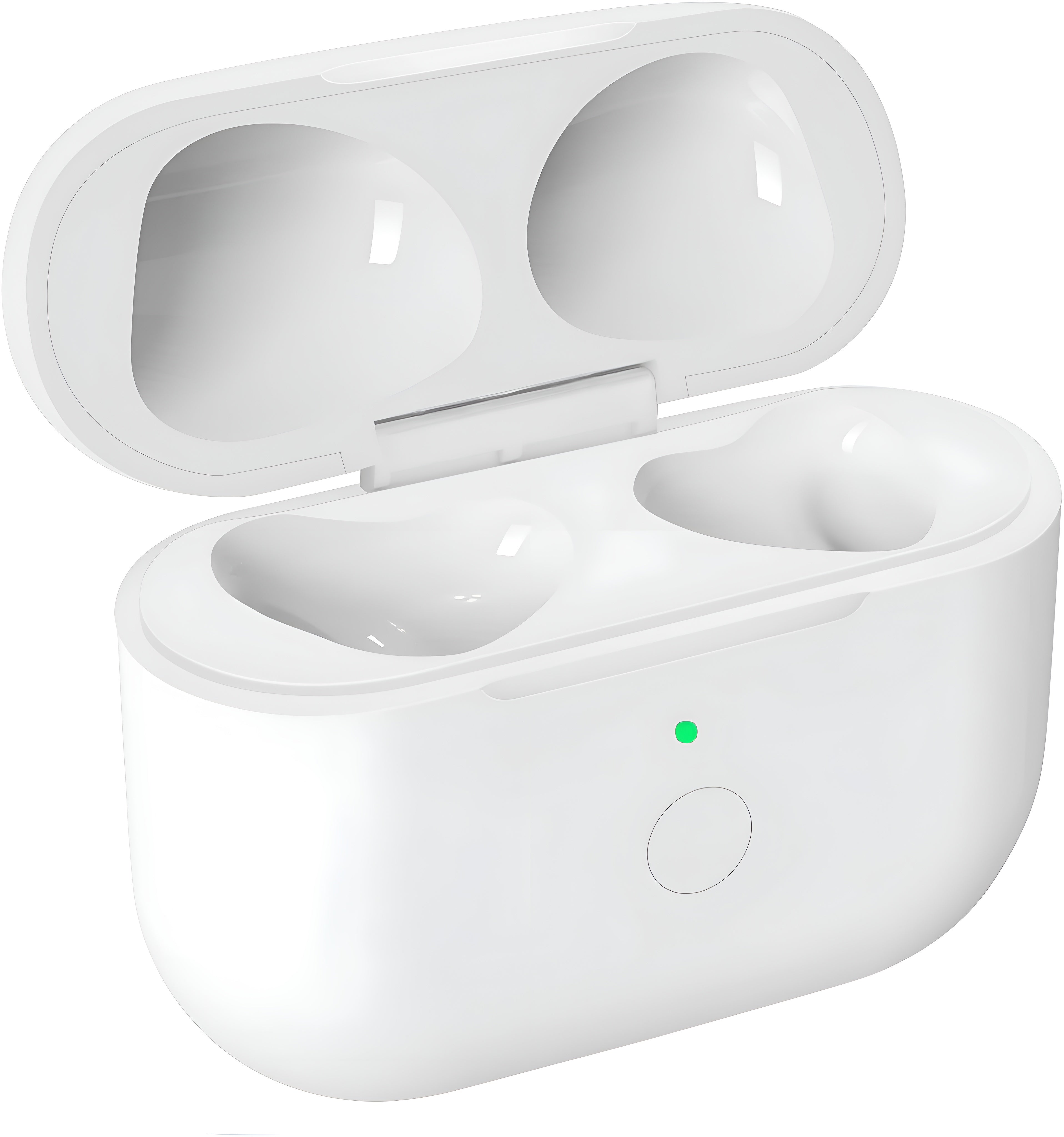 Ladecase für AirPods 3. Generation – Wireless Charging Case mit Transparente Schutzhülle