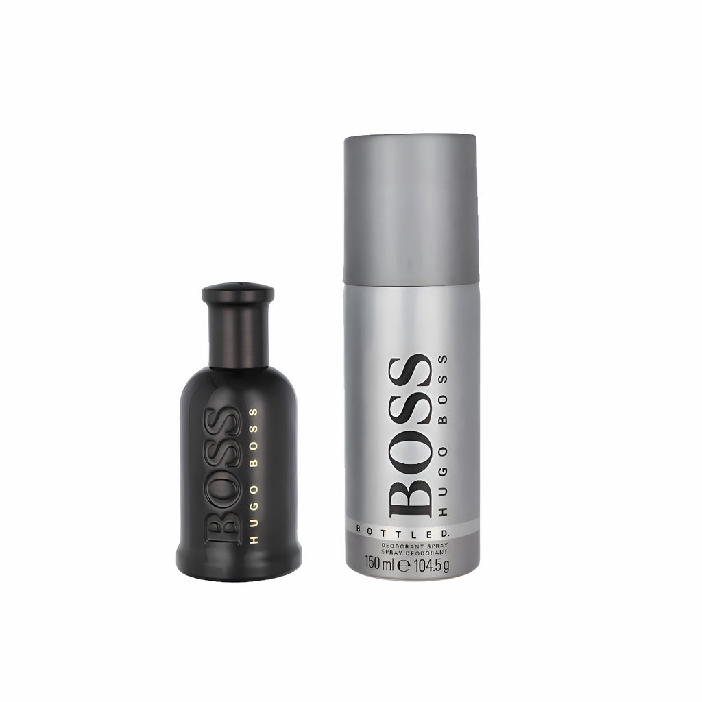 HUGO BOSS Bottled Parfum Geschenkset Herren – 50 ml + Deo 150 ml