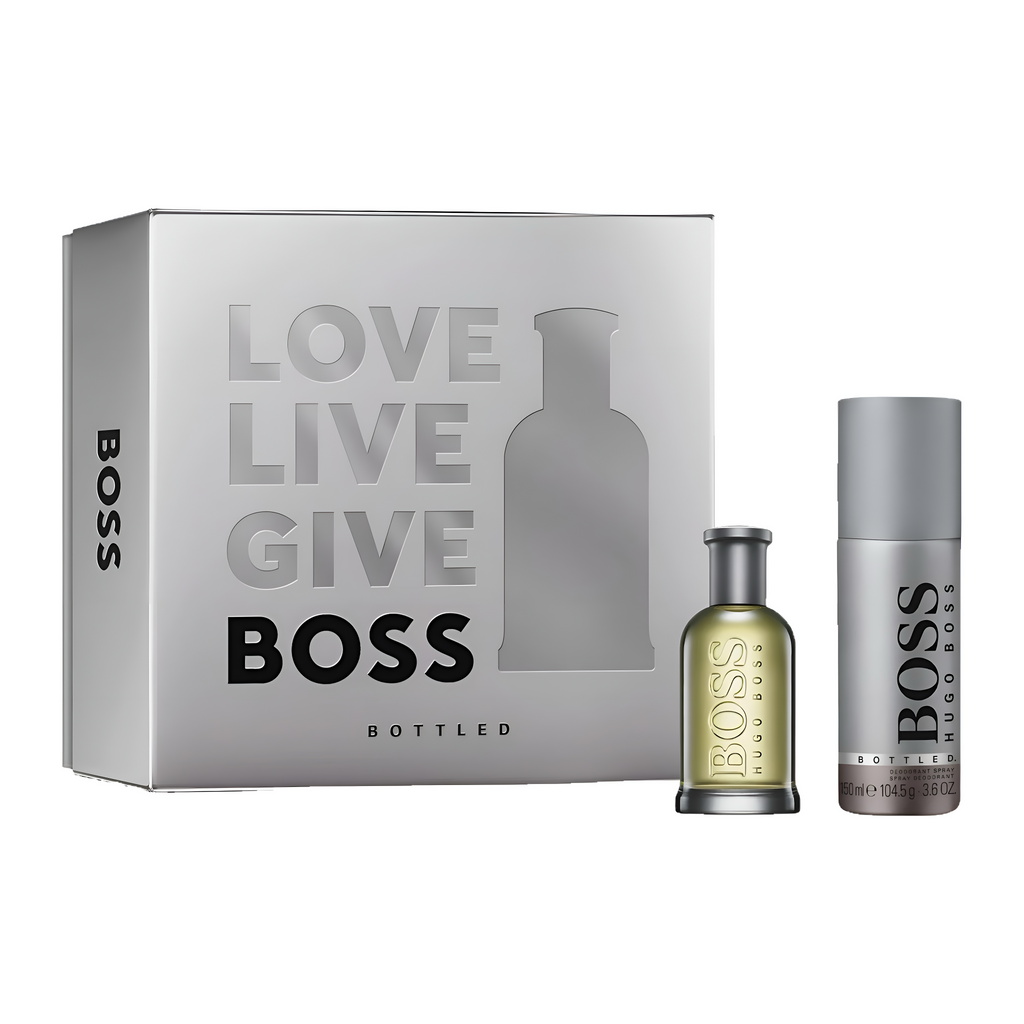 Boss Bottled Duo-Geschenkset EdT Herren 50 ml + Deo 150 ml