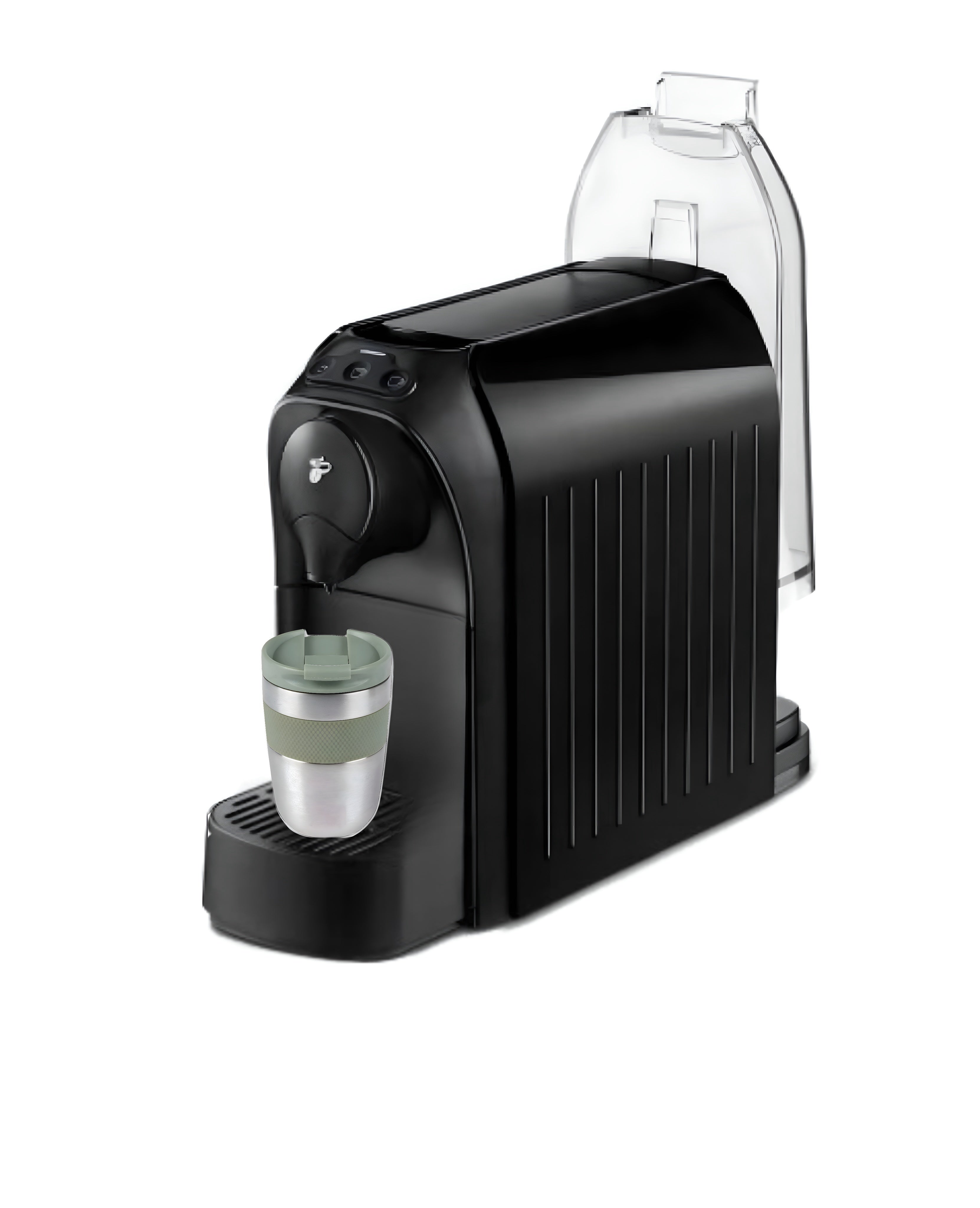 Tchibo Cafissimo Pure plus Kapselmaschine Schwarz + 50 Kapseln