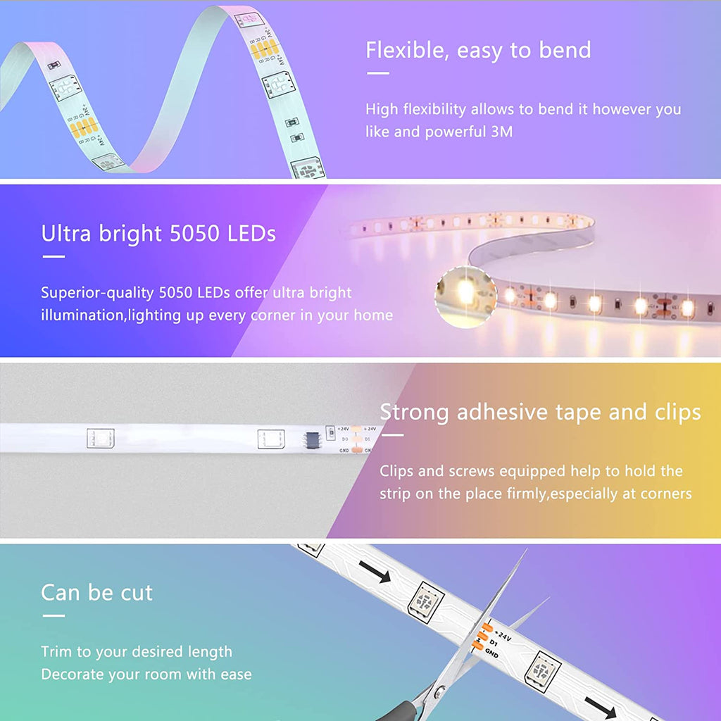LED Band RGB dimmbar 5 m – 150 LEDs