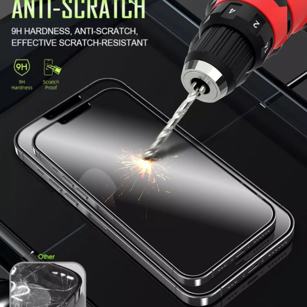 2x Panzerglas für iPhone 12 / 12 Pro Serie mit Installationsrahmen – 9H Schutzglas Anti Kratzer