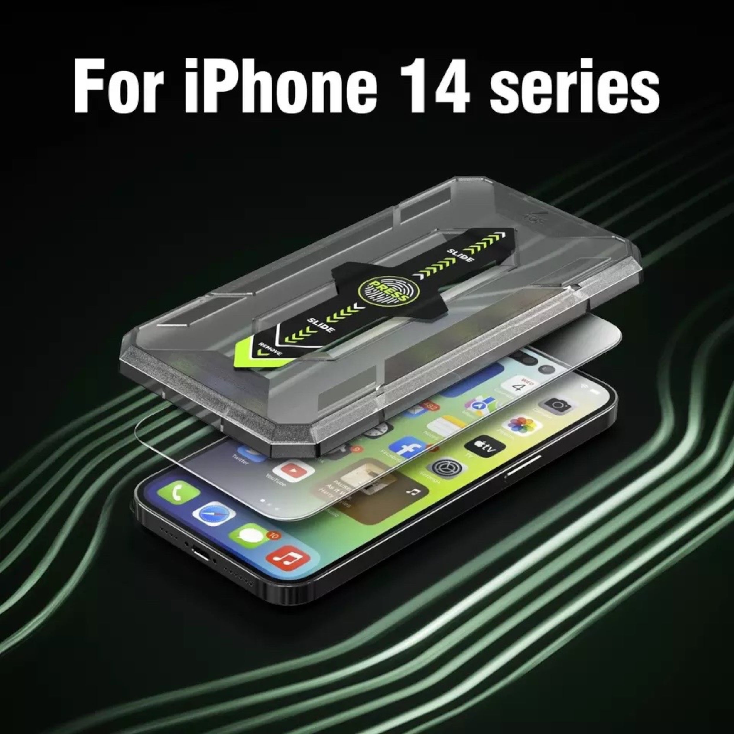 2x Panzerglas für iPhone 12 / 12 Pro Serie mit Installationsrahmen – 9H Schutzglas Anti Kratzer