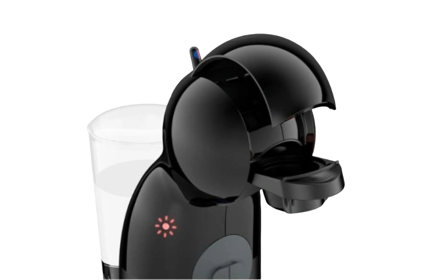 KRUPS Nescáfe Dolce Gusto Piccolo XS Kapselmaschine Schwarz – 15 Bar inkl. 3 Tassen & Kapselhalter