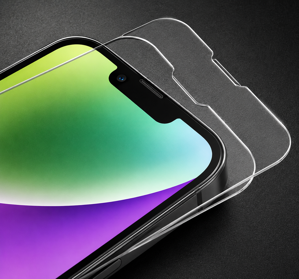2er Set Panzerglas für iPhone 14 – 9H Schutzglas Kratzfest & Hochtransparent
