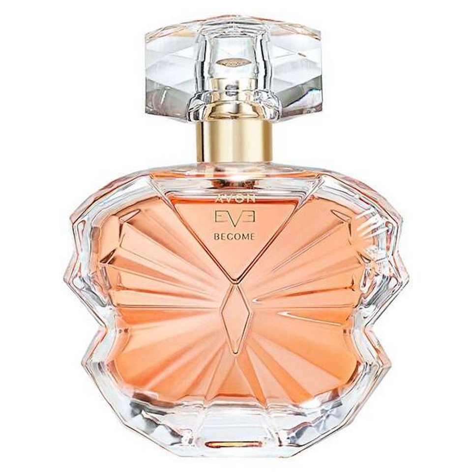 AVON Cosmetics Eau de Parfum EVE Become Körperlotion Taschenspray Geschenktüte Duft Probe, 1-tlg., Duft-Geschenkset, Damenparfüm, Sinnlicher Duft, Schönheit