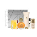 AVON Cosmetics Eau de Parfum Far Away 50ml, Taschenspray 10ml, Neue Design, Körperlotion, 6-tlg., Duftset, Geschenkset Damen, limitierte Edition, Körperpflege