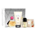 AVON Cosmetics Eau de Parfum Far Away BOX 50ml Taschenspray 10ml Körperlotion 125ml Deoroller 50ml, 6-tlg., Geschenkset, Orientalische Komposition, Geschenkbox, Duftprobe.