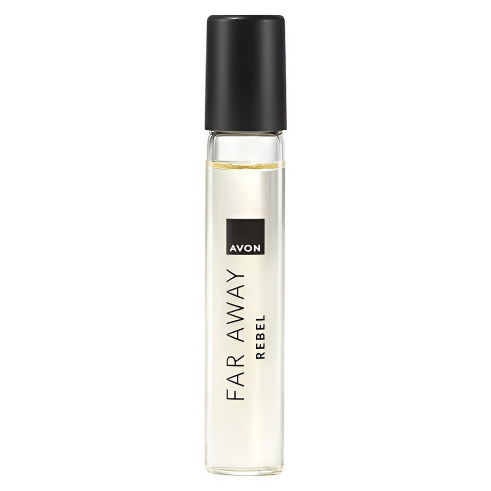 AVON Cosmetics Eau de Parfum FAR AWAY REBEL, Taschenspray, Körperlotion, Duft für Frauen, 1-tlg., frische Orangenblüte, Orientalisch-Fruchtige Duft