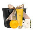 AVON Cosmetics Eau de Parfum FAR AWAY SHINE 50ml, Bodylotion 125ml, Taschenspray 10ml Geschenkset, 5-tlg., Langanhaltende Duftwirkung, Orientalisch-gourmandige Duftkomposition