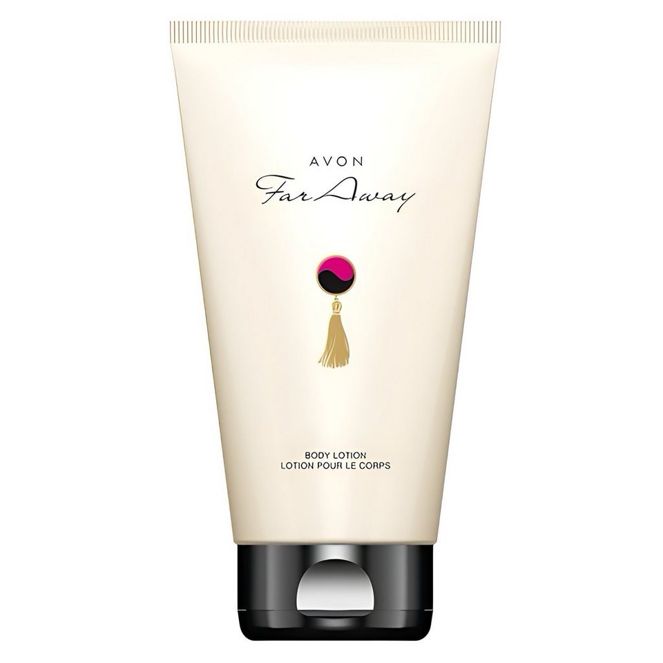 AVON Cosmetics Eau de Parfum FAR AWAY Spray Taschenspray Deoroller Geschenktasche Set, 1-tlg., Langanhaltender Lieblingsduft, Orientale Verführung, Geschenkset