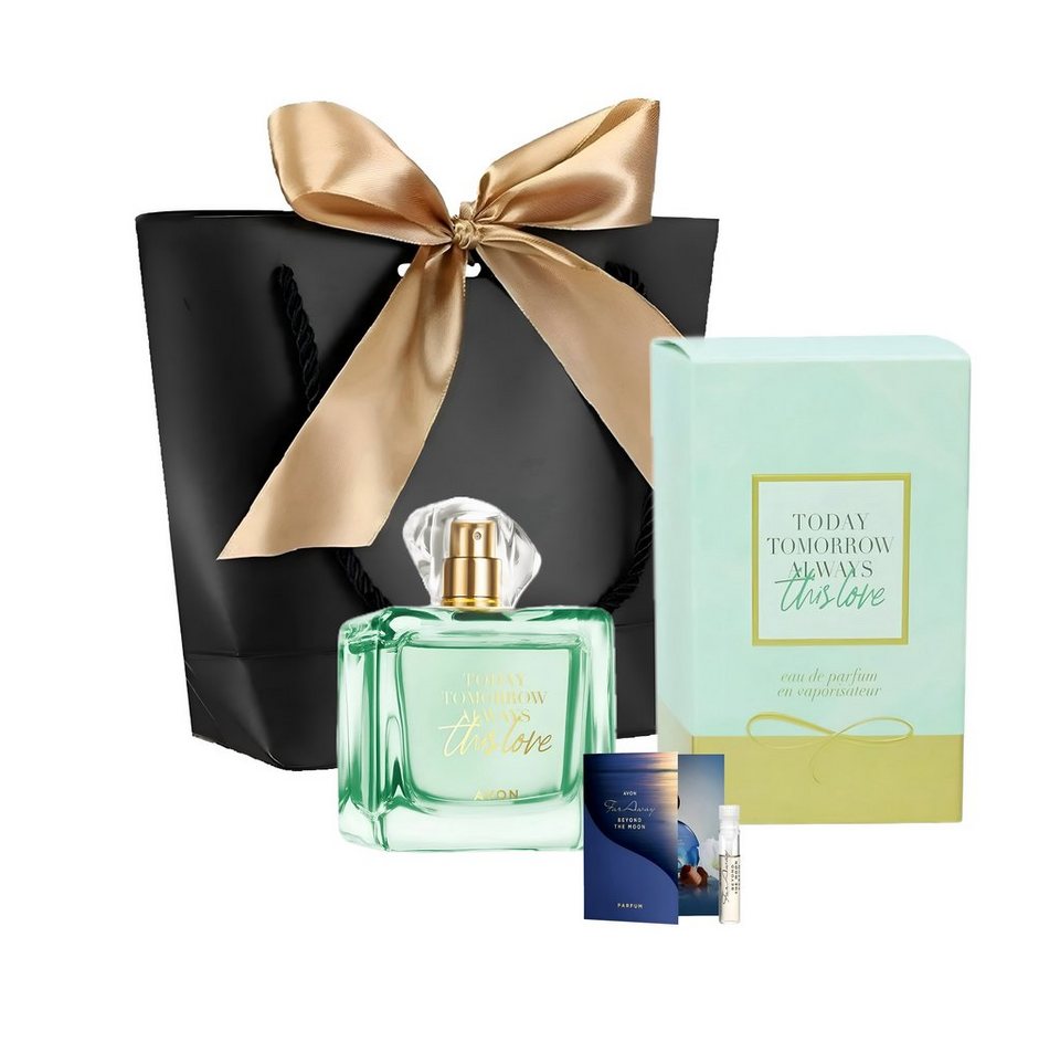 AVON Cosmetics Eau de Parfum TTA THIS LOVE Spray 100ml für Damen, 3-tlg., Einzigartiger Duft lang anhaltender Frühlingsfrischer Eleganz
