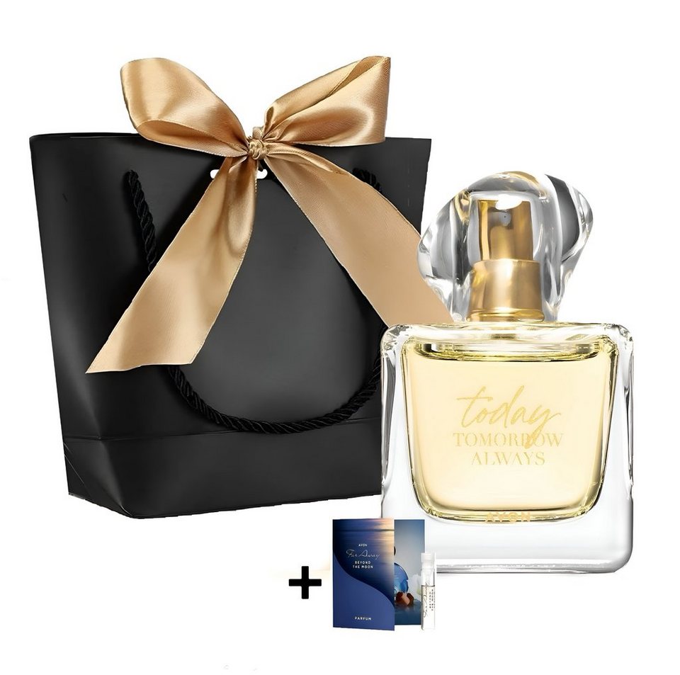 AVON Cosmetics Eau de Parfum TTA TODAY Spray 100 ml, Duftprobe für Damen, 2-tlg., blumiger Duft liebliche Herznote, intensive langanhaltender Duft